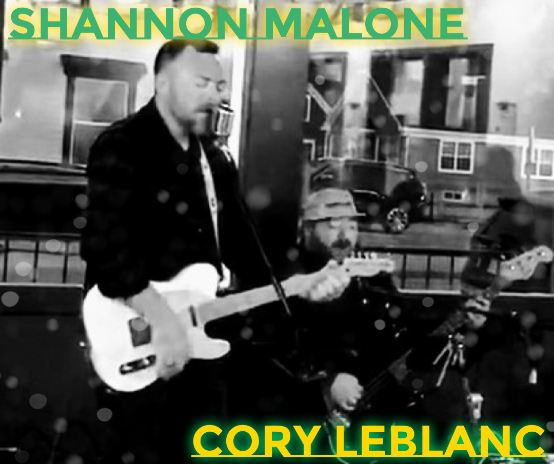 Official poster for Shannon Malone and Cory LeBlanc live at Portside · Shannon Malone at Portside Pub