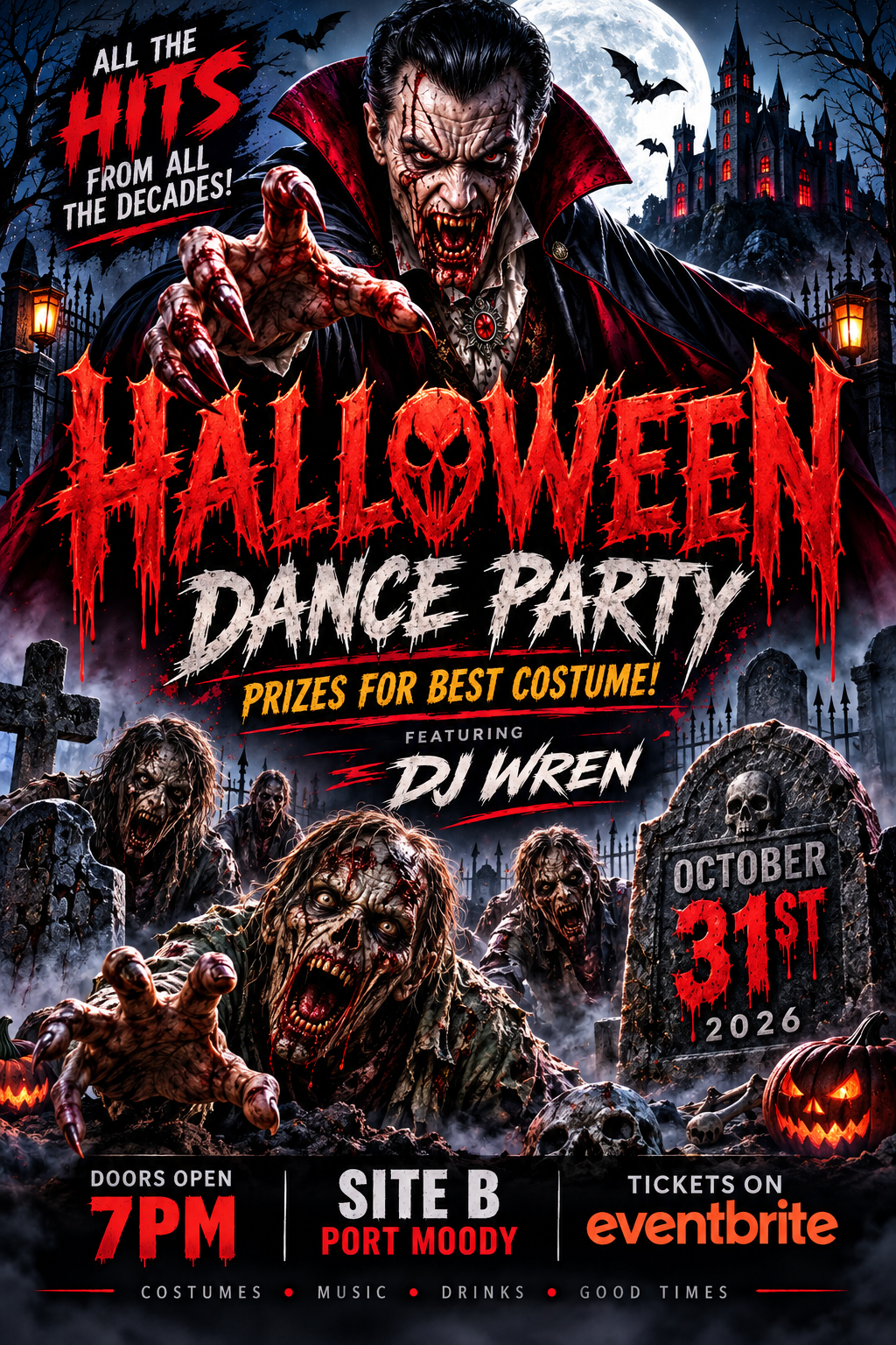Official poster for DJ Wren at Site B